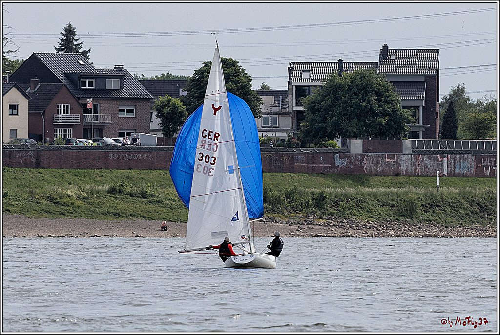 100 Jahre Rheinwoche 2022 - 2. Wettfahrt  Hitdorf - Duesseldorf, 03.06.2022,